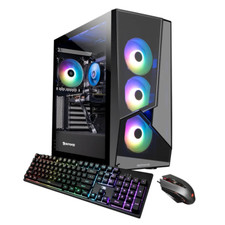 i buy power slate mr gaming pc black, nvidia geforce gtx 1650 4gb, 40gb of ddr4 picture