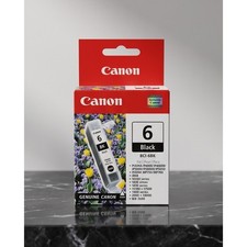 Canon BCI-6BK Black Ink Tank Genuine PIXMA iP4000 iP5000 MP750 BJC-8200 NEW picture