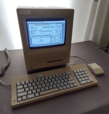 Apple Macintosh SE/20+ Computer w/Mouse, Keyboard, travel bag picture