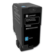 Lexmark 84C1HC0 (CX725) Return Program High-Yield Toner, Cyan picture