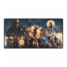 Avengers Endgame Epic Battle Cast Lineup Mouse Pad Desk Mats Marvel Comics picture