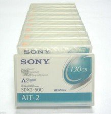 2 PCS NEW Sony SDX2-50C 50GB/130GB AIT-2 DATA CARTRIDGE,  picture