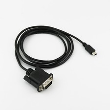 1pc 1.5m For Mobile DVD EVD USB Mini 5pin Male to VGA 15pin Male Connector Cable picture