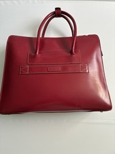 Mcklein USA Lake Forest Red Leather 15” Laptop Briefcase Tote-W Series  picture