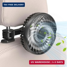 USB Car Fans for Backseat：5.39in Portable Car Cooling Fan with 3 Speeds, Quiet B picture
