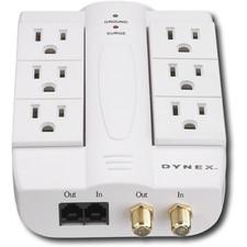 Dynex 6-Outlet Wall-Mount Surge Protector DX-6OUT picture