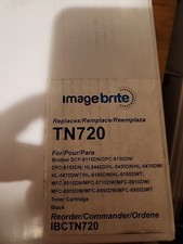 ImageBrite Brother TN720 Black Toner Cartridge Compatible Brand New Sealed picture