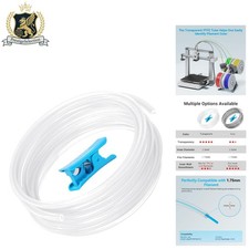 Ultra-Clear 5M PTFE Tube for 1.75mm Filament with Cutter - High-Speed Printing picture