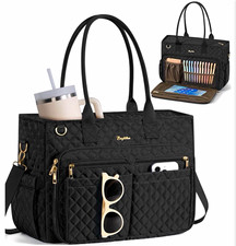 Bagstellar Teacher Tote Bag for Women, 15.6