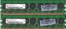 2GB 2x1GB PC2-6400E QIMONDA DDR2-800 HYS72T128020EU-2.5-B2 ECC KIT HP 444908-051 picture
