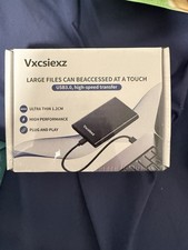 Vxcsiexz Ultra Thin External Hard Drive USB 3.0 Portable HDD Plug & Play picture