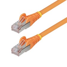StarTech NLOR30FCAT6A 30ft Orange CAT6a Ethernet Cable 10G PoE picture