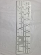 Apple Magic Keyboard w/Numeric Keypad Silver White Model A1843 Clean picture