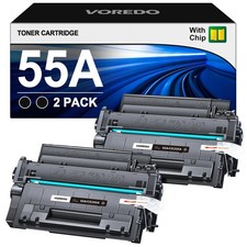 VOREDO 55A Black Toner Cartridge High Yield (6,000 Pages) Replacement HP 55A picture