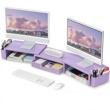 OPNICE Desk Organizers and Accessories, With drawer pen holder, Purple picture