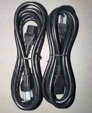 2-Pack, 6ft Volex 10A 125V 18AWG Power Cord E62405 Brand New picture