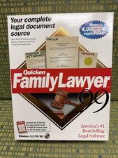 Quicken Family Lawyer 99 - Windows 3.1 - 95 / 98 - CD ROM - New - Sealed picture