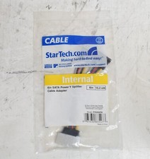 Lot of 11 NEW StarTech 6in SATA Power Y Splitter Cable Adapters PYO2SATA picture