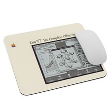 Apple Lisa 7/7 Vintage Computer - Mouse Pad Retro GUI Office System Desk Mat picture