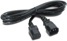 10-pack NEW 10Ft Heavy Duty C13 to C14 Power Cord Extension Black picture