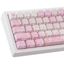 131 Keys Cherry Blossom TieDye Side Print PBT Pink Keycaps Cherry Profile picture