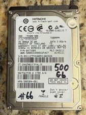 TESTED Hitachi Travelstar 7K500 Internal HDD 500GB Model HTS725050A9A364 #66 picture