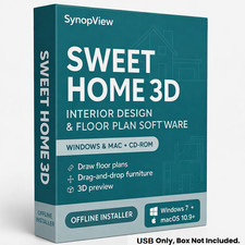 Sweet Home 3D 2026-Graphic Interior Design CAD Architect Software-Windows/MacOS picture