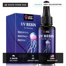 50g Upgrade UV Resin for Bonding, Fast Curing in Seconds | Clear UV Adhesive, Je picture