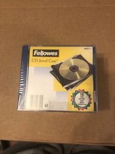 Fellowes 98310 CD Jewel Case Black Pack of 10  picture