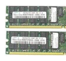 Lot of 2 Samsung 2GB 2Rx4 PC2-5300P-555-12-J3 M393T5750CZA-CE6Q0 0720 picture