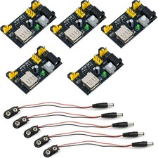 5 PCS Power Supply Module Solderless Breadboard Input 6.512V To 3.3V 5V picture