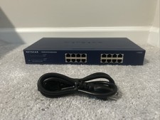 NETGEAR ProSafe JGS516 V2 16-Port Gigabit Network Switch with PWR Cable picture