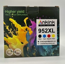 Ankink 952XL Ink Cartridge Black Cyan Magenta Yellow High Yield picture
