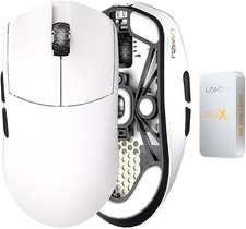 Lamzu Maya X Wireless Gaming Mouse 47G 30000 Dpi Paw3950 8K White picture
