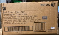 Xerox 006R01046 R1 Black Toner 2 Cartridges & Waste Container WorkCentre 5632 56 picture