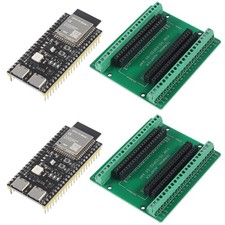 2 Sets ESP32S3 44Pin TypeC WiFi BLE MCU Dev Board Expansion Adapter Kit picture