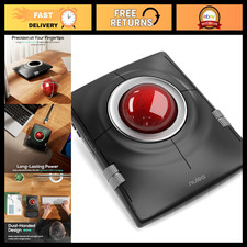 Ergonomic Wireless Trackball Mouse - 55mm Large Ball, Ambidextrous Design, Comfo picture