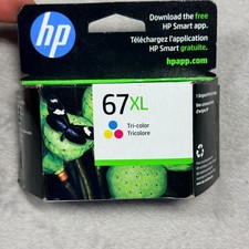 HP 67XL Ink Cartridge Tri-Color High Yield 3YM58AN DeskJet ENVY picture