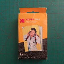 Kodak 2x3” Premium Zink Photo Paper - 50 Sheets Sticky-Backed Photo Paper NEW picture