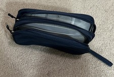 FYY Electronic Organizer Travel Tech Pouch Bag Cable Organizer Blue 9” X 6” Used picture