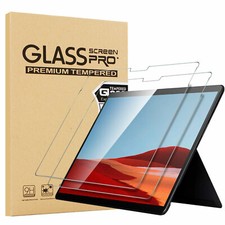 2X Crystal Clear Tempered Glass Screen Protector for Microsoft Surface Pro X picture