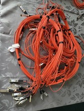 LOT of 22 fiber kits Trilight 10G SFP+ SR 850nm Transceiver + 7M LC OM3 Fiber picture