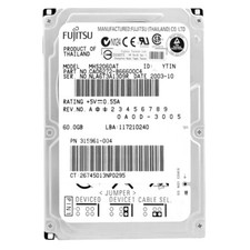 Hard Drive Fujitsu MHS2060AT 60GB IDE/ATA 4200Rpm 2.5'' inch picture