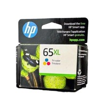 HP 65XL Tri-color Ink Cartridge N9K03A NEW GENUINE EXP 2026 picture