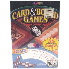 Deluxe eGames Suite Card & Board Games PC CD-ROM Windows 95/98/ME/2000/XP 2 CD picture