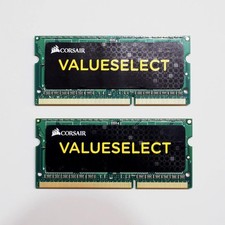 CORSAIR VALUE SELECT 16GB 8GBx2 DDR3 PC3-10600S 1333MHz SO-DIMM Tested picture