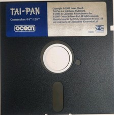 Vintage Ocean Software Company 1987 Tai Pan Commodore 64 5.25 Floppy Disc picture