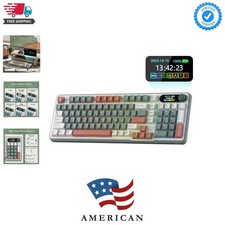 S98 Mechanical Keyboard w/Smart Display & Knob, Top Mount 96% Wireless Mechan... picture