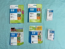 🔥 Lot Genuine HP Printer Ink Cartridges 97 Tri-Color 96 Black Twin Combo New picture