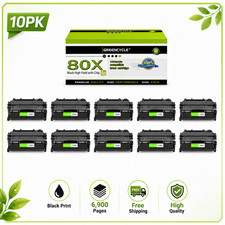 10PK CF280X High Yield BK Laser Toner Cartridge For HP LaserJet Pro 400 M425dn picture